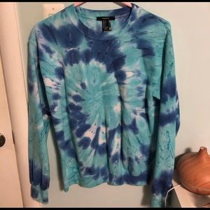 Tie dye pullover